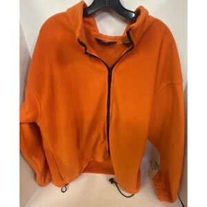 Saint John Bay SJB Sport Jacket Men's XL Orange Zip Up